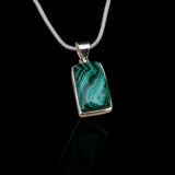 Collier malachite « vert éternel »