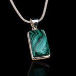 Collier malachite « vert éternel »