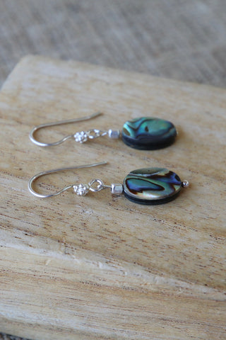Boucles d’oreilles en ormeaux