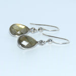 Boucles d'oreilles "Soleil" labradorite