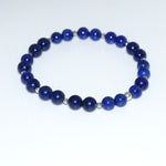 Bracelet lapis lazuli 6 mm