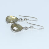 Boucles d'oreilles "Soleil" labradorite