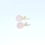 Boucles d'oreilles " quartza " 8 mm