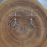 Boucles d'oreilles "Soleil" labradorite