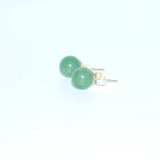 Boucles d'oreilles en "aventuria " 8 mm