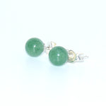 Boucles d'oreilles en "aventuria " 8 mm